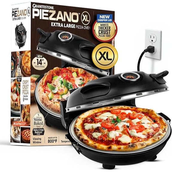 PIEZANO XL 14 Electric Pizza Oven with Stone