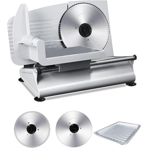 Electric Meat Slicer Machine with Removable Blades