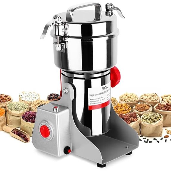 Electric Grain Mill Grinder 800g Stainless Steel