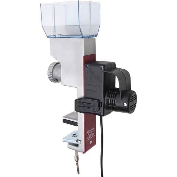 Kitchen Grain Mill with Motor and Steel Burrs