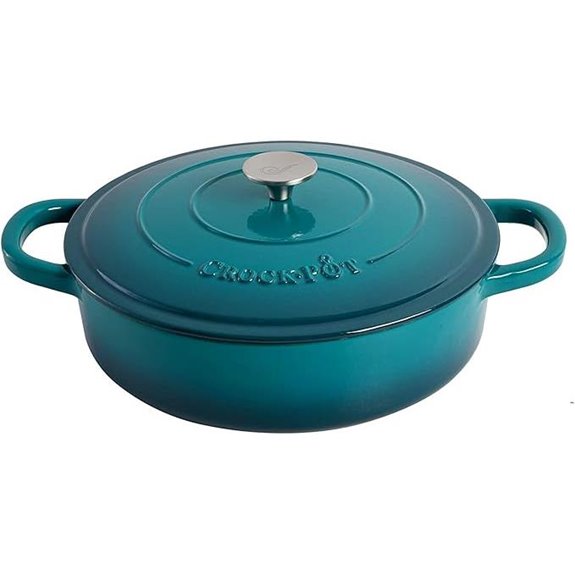 Crock-Pot Artisan Enamel Cast Iron Braiser 5 Qt
