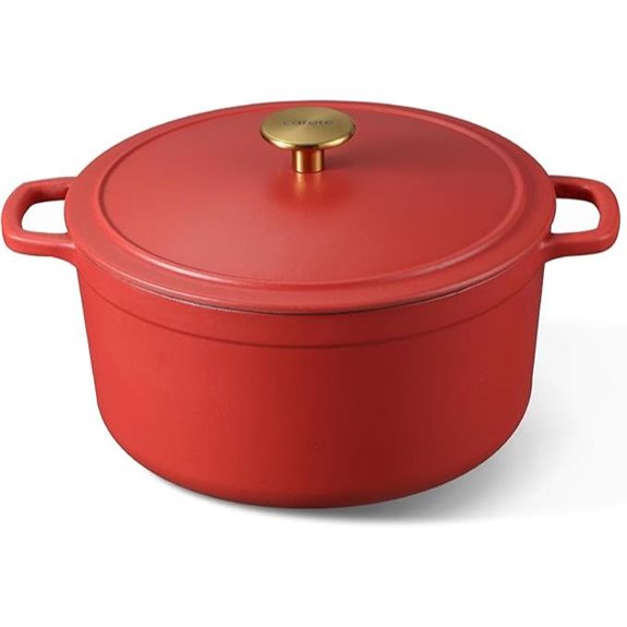 Carote 5QT Enamel Cast Iron Dutch Oven