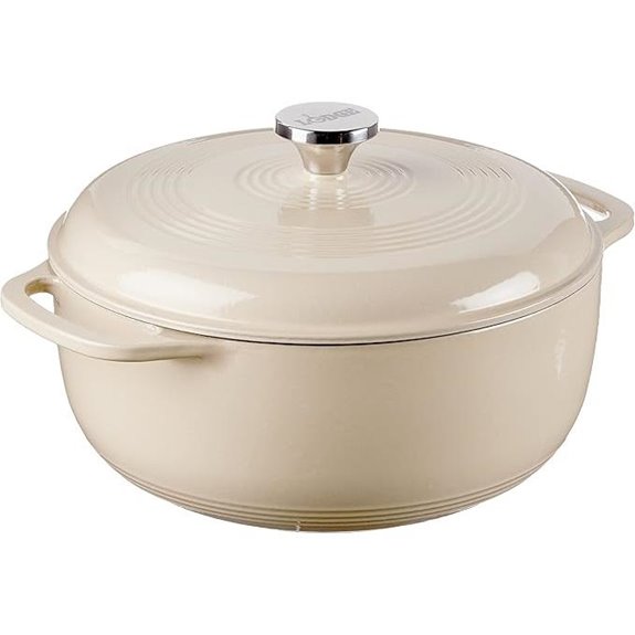 Lodge 6-Quart Enameled Cast Iron Dutch Oven