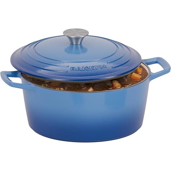 Bakken 6QT Enameled Cast Iron Dutch Oven