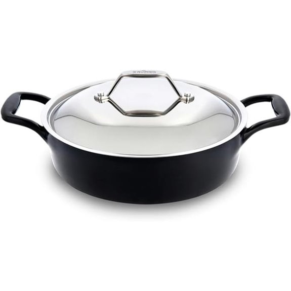 All-Clad 4 Qt Enameled Cast Iron Braiser Pan