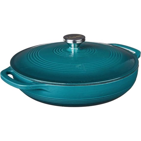 Lodge 3.6 Quart Enameled Cast Iron Casserole