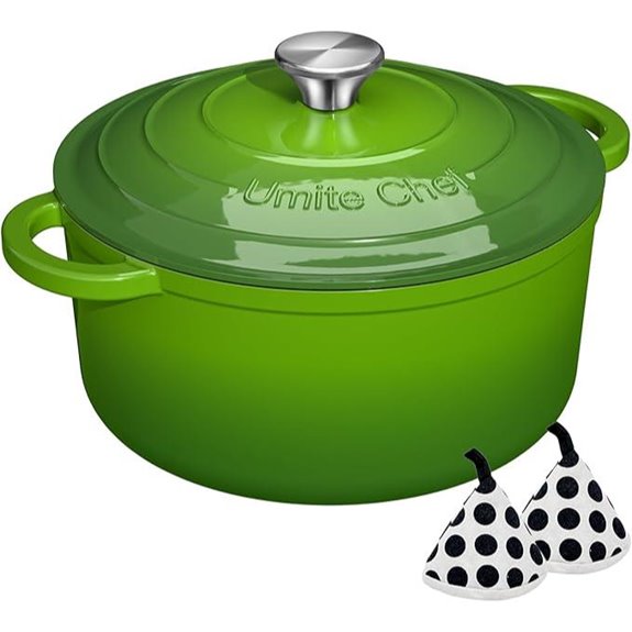 Umite Chef 5QT Enameled Cast Iron Dutch Oven