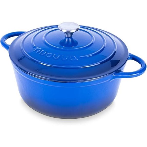 Nuovva Enamelled Cast Iron Dutch Oven 6.4 Qt