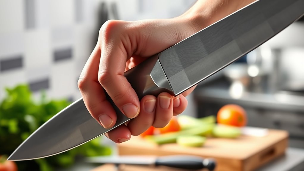 ergonomic balanced non slip grip