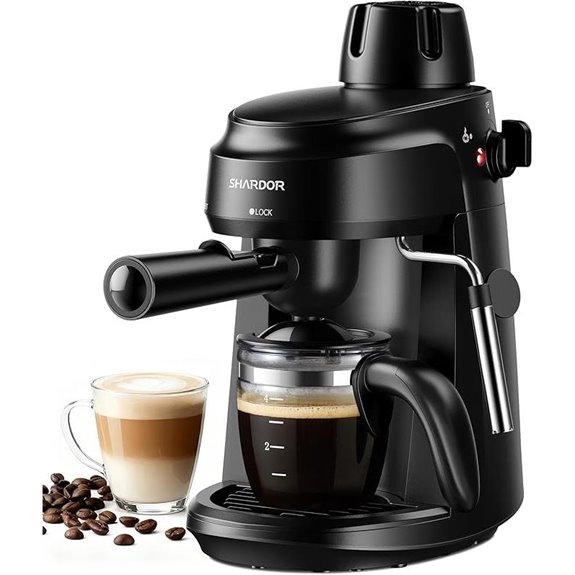 SHARDOR 3.5 Bar Espresso Machine with Milk Frother