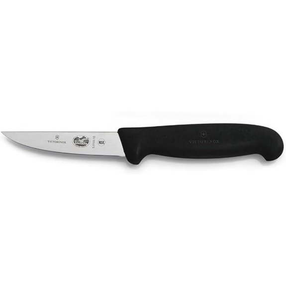 Victorinox Fibrox 4-Inch Boning Knife with Straight Edge and Black Handle