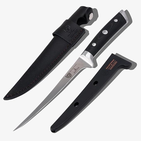 Dalstrong 7-Inch Flexible Fillet Knife with Sheaths
