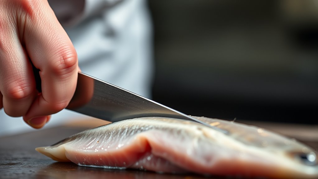 flexible blades ensure precise filleting