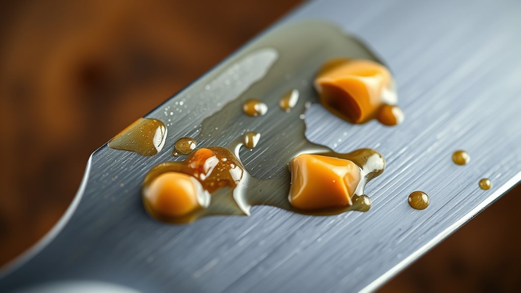 food component adhesion chemistry