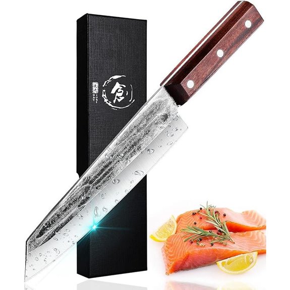 TOMBRO 8.15 Forged Chef’s Bunka Sashimi Knife