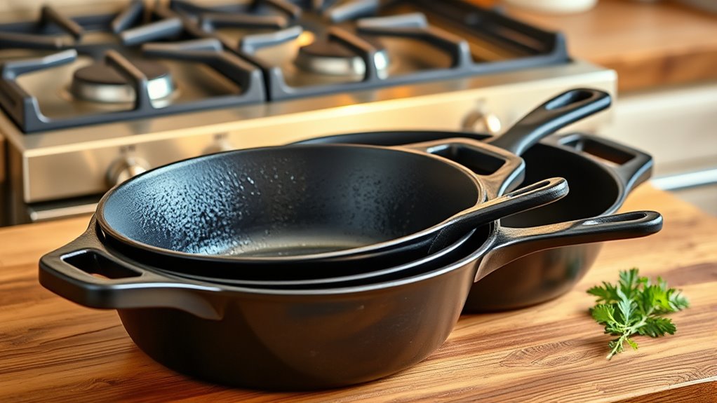 gas stove cast iron considerations