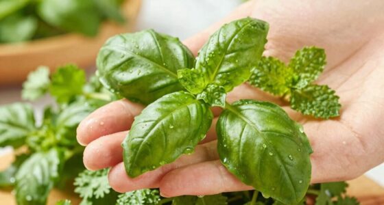gentle herb cutting technique
