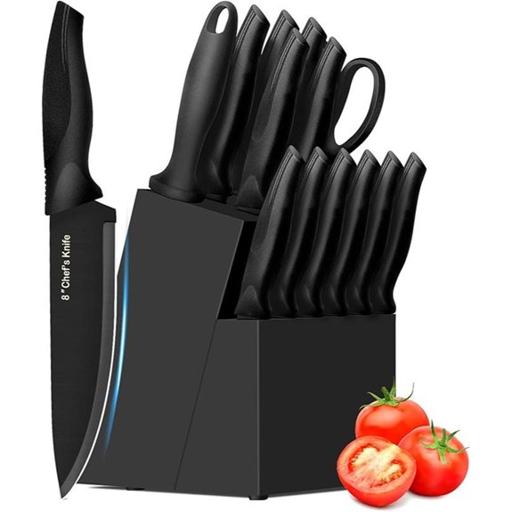 XANAPON 14-Piece German Stainless Steel Knife Set
