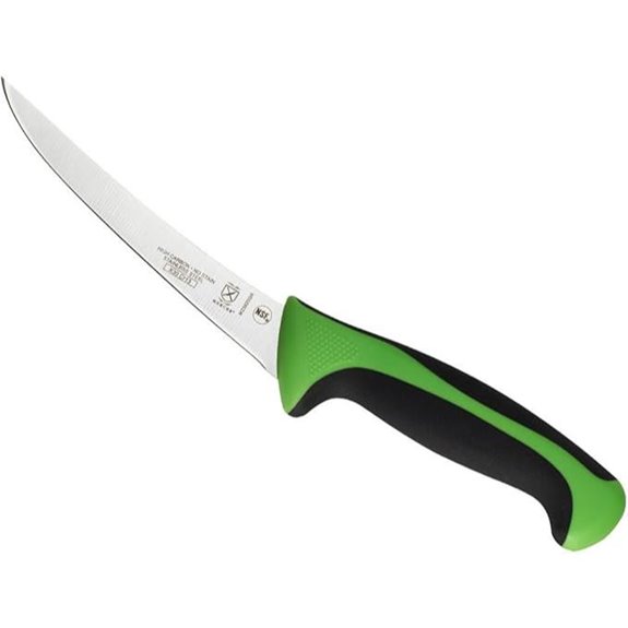 Mercer Culinary Millennia Colors 6-Inch Curved Boning Knife Green