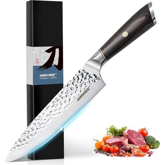 Anshee 8-Inch Japanese Chef Knife Handcrafted Gyuto