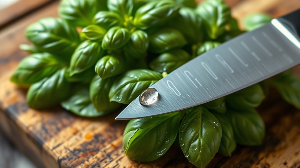 handle and store basil carefully