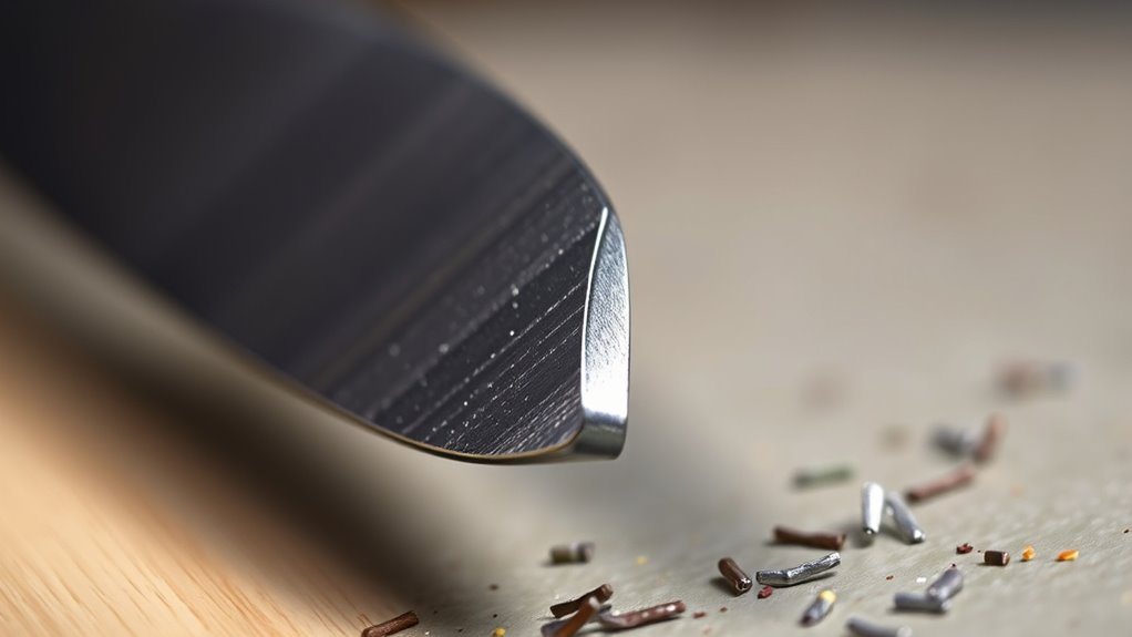 handle beveled edges safely