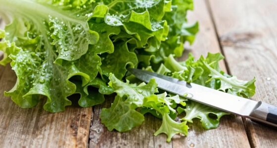 handle greens gently manually