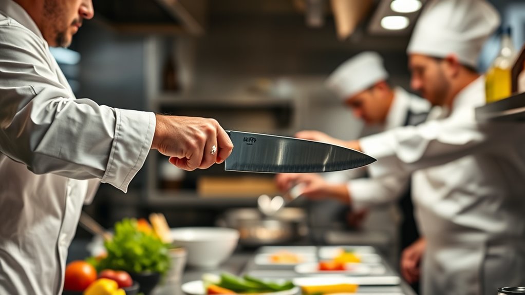 handle knives with care