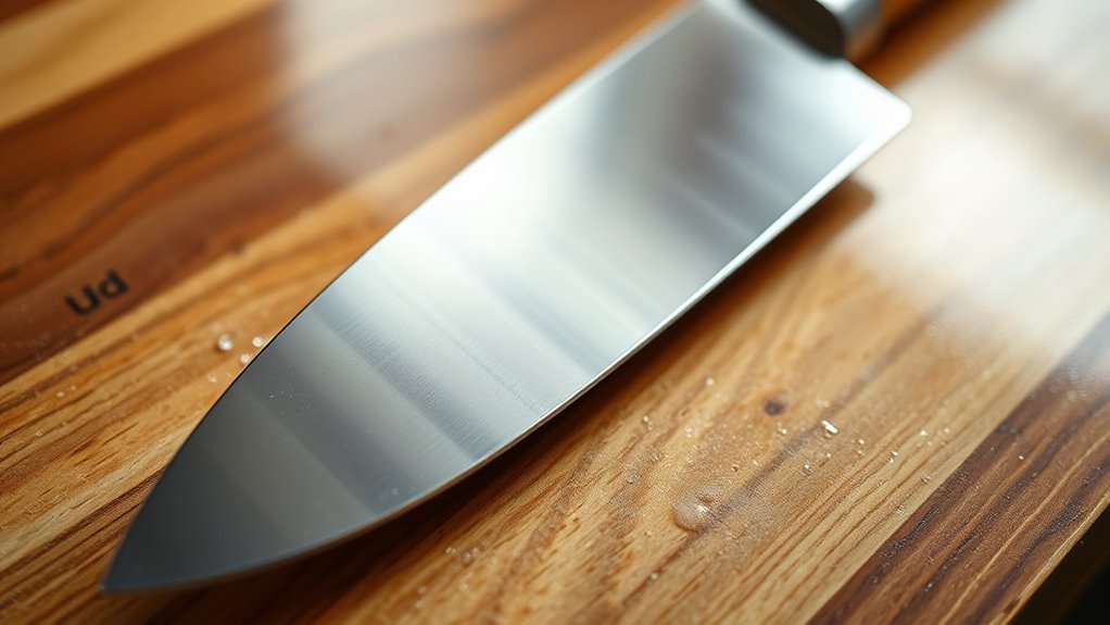 heat damages knife components