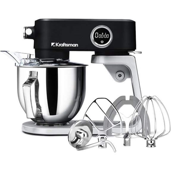 Heavy Duty 5.3 Quart Stand Mixer with Attachments