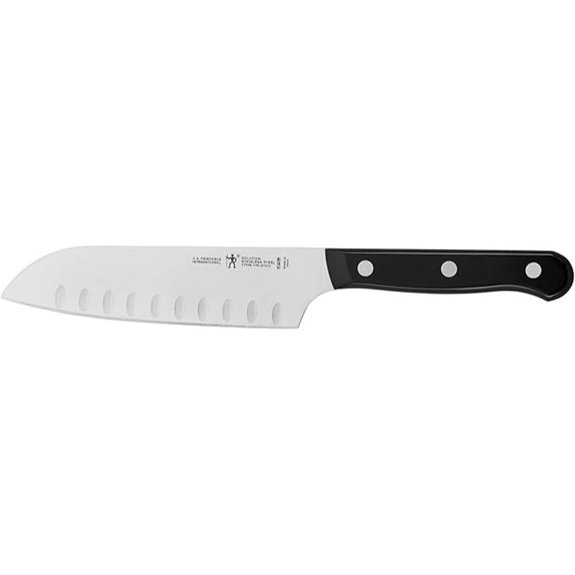 HENCKELS 5.5-Inch Hollow Edge Santoku Knife