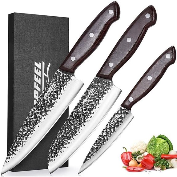 High Carbon Japanese Chef Knife Set (3 Pieces)