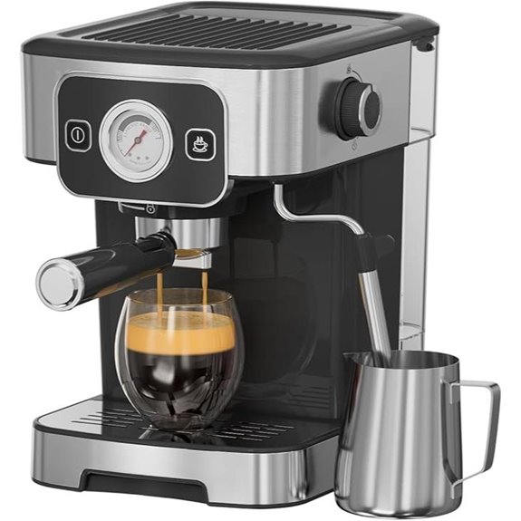 20 Bar Espresso Machine with Milk Frother