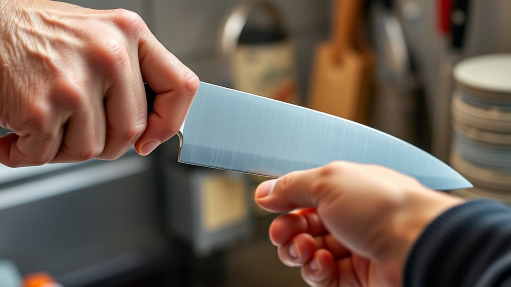 hold and control knife