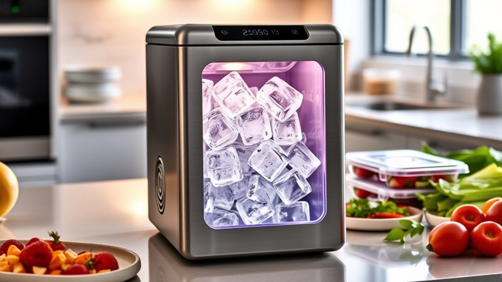 ice maker fast spacious portable