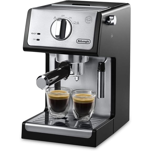 De'Longhi 15-Bar Pump Espresso Machine with Milk Frother