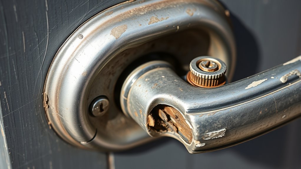 inspect handle for damage