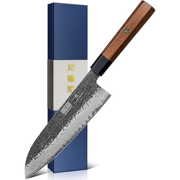 HOSHANHO 7-Inch Japanese Santoku Knife