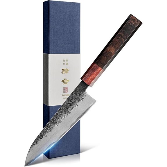 Japanese 5.3-Inch AUS-8 Paring Knife with Wooden Handle