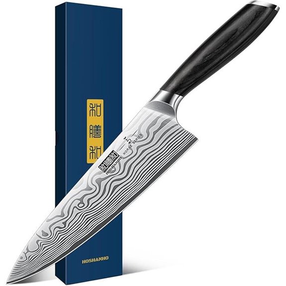 HOSHANHO 8 Japanese Chef's Knife with Pakkawood Handle
