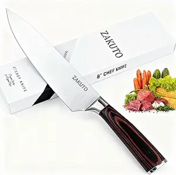 8 Japanese Chef Knife with Pakkawood Handle