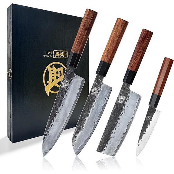 MITSUMOTO SAKARI Japanese Chef's Knife Set (4 pcs)