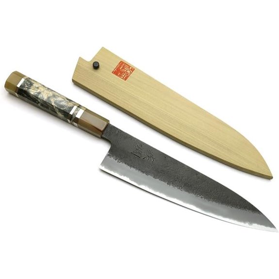 Yoshihiro Hayate Hinoura Kurouchi Gyuto Knife