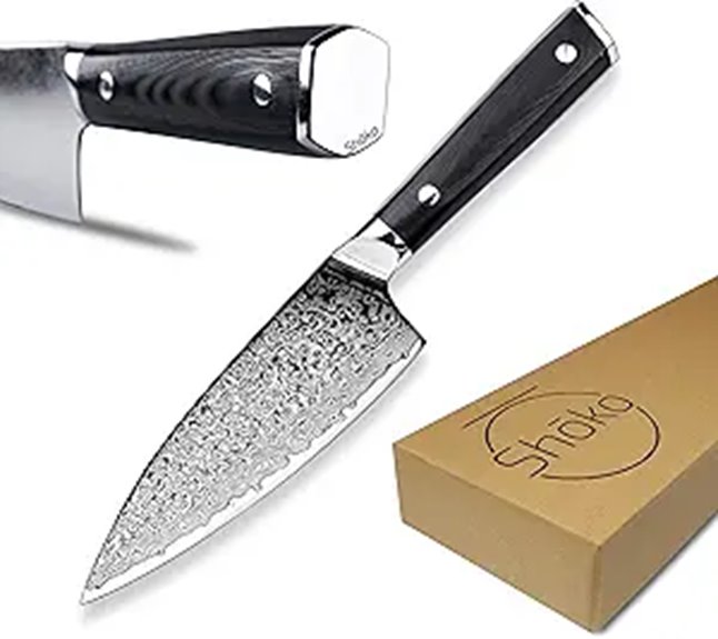 Shoko Gyuto Chef's Knife with Engraving and Damascus