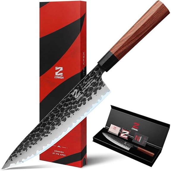 8-Inch Japanese Gyuto Chef Knife with Sandalwood Handle