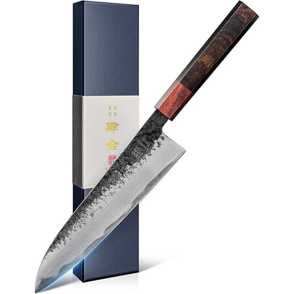 Japanese 8.27 Gyuto Chef Knife with Sandalwood Handle
