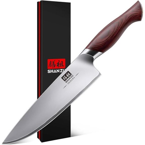SHAN ZU 8-Inch Japanese High Carbon Chef Knife