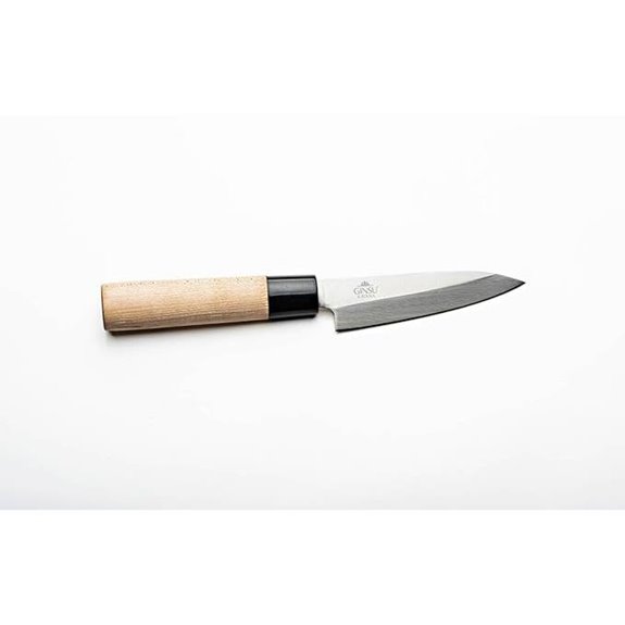 3.9 Japanese Paring Knife with Maple Handle
