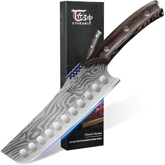 Nakiri Chef Knife 7.2 Inch Japanese Vegetable Knife