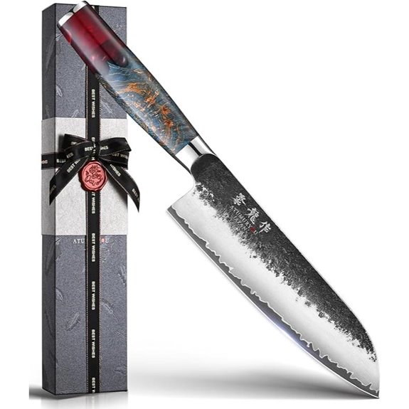 Japanese 7-Inch VG10 Santoku Chef Knife
